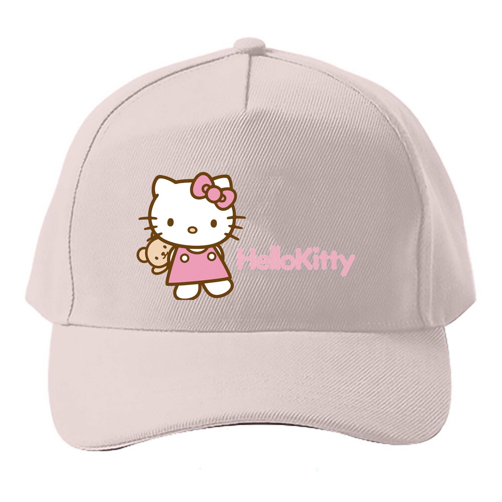 （画像用） Hello Kitty ハローキティ ベースボールキャップ 綿100％ 男女兼用 帽子 スポーツ